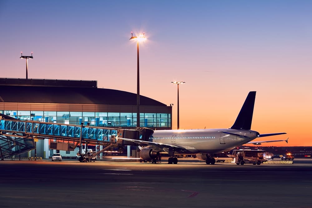 Airport biometric passenger flow